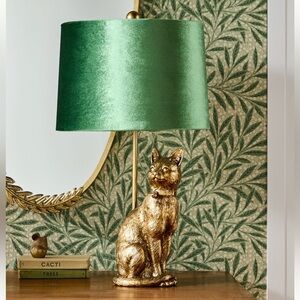 Anthropologie The Icon Table Lamp: Cat Edition- Domestic Shorthair